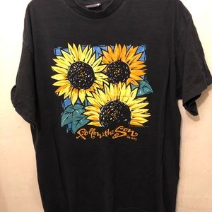 A super cool sunflower shirt.